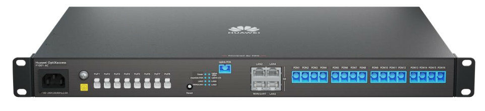 Switch Huawei OptiXstar F1001-AC - Gigabit Ethernet - 8 Puertos Pof - 4 Puertos GE - 16 Puertos GPON - Gestionado - F1001-AC