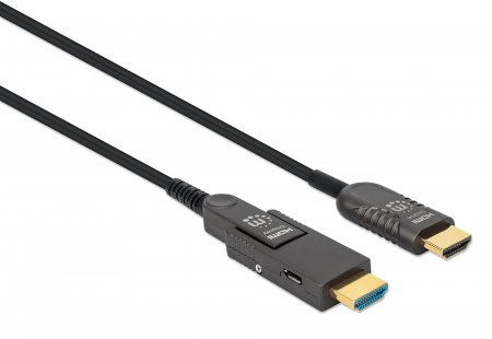 MANHATTAN HDMI LWL Stecker-Stecker/MicroHDMI St 4K@60Hz 20m