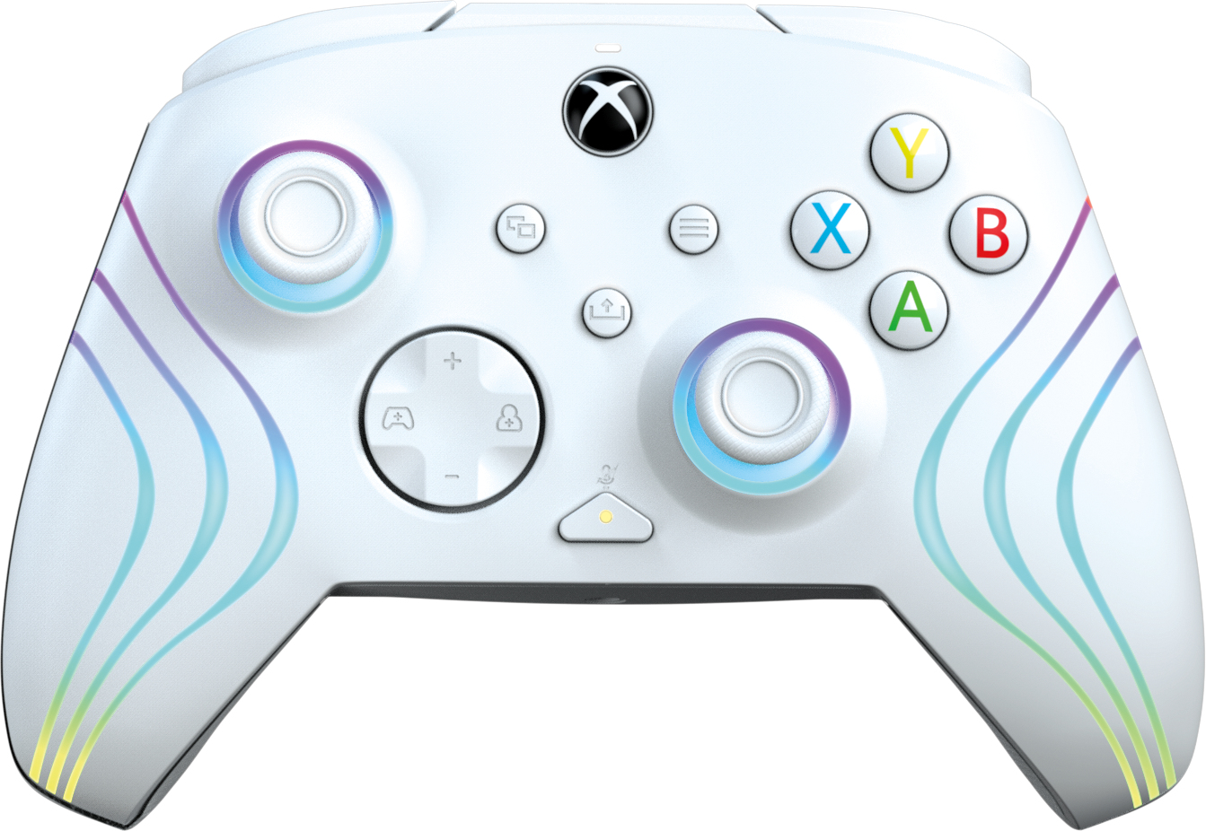 PDP Afterglow Wave Wired Controller: White För Xbox Series X|S, Xbox One och Windows 10/11