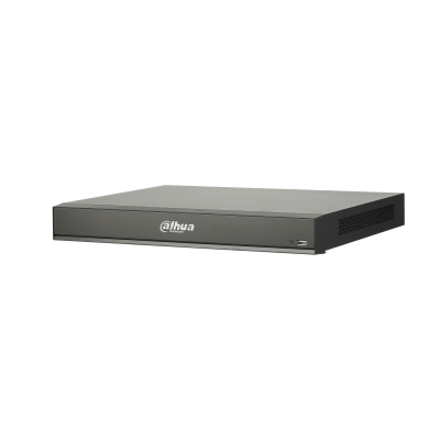 DHI-NVR5216-8P-I/L DAHUA DHI-NVR5216-8P-I/L - NVR de 16 Canales 4k/ WizMind/ 8 Puertos PoE/ H265/ 4 Canales de Reconocimiento Facial/ 20 Bases de Datos de Rostros/ 2 Bahías de Discos Duros/ Rendimiento de 320 Mbps/ 42 ES de Alarmas DHI-NVR5216-8P-I/L