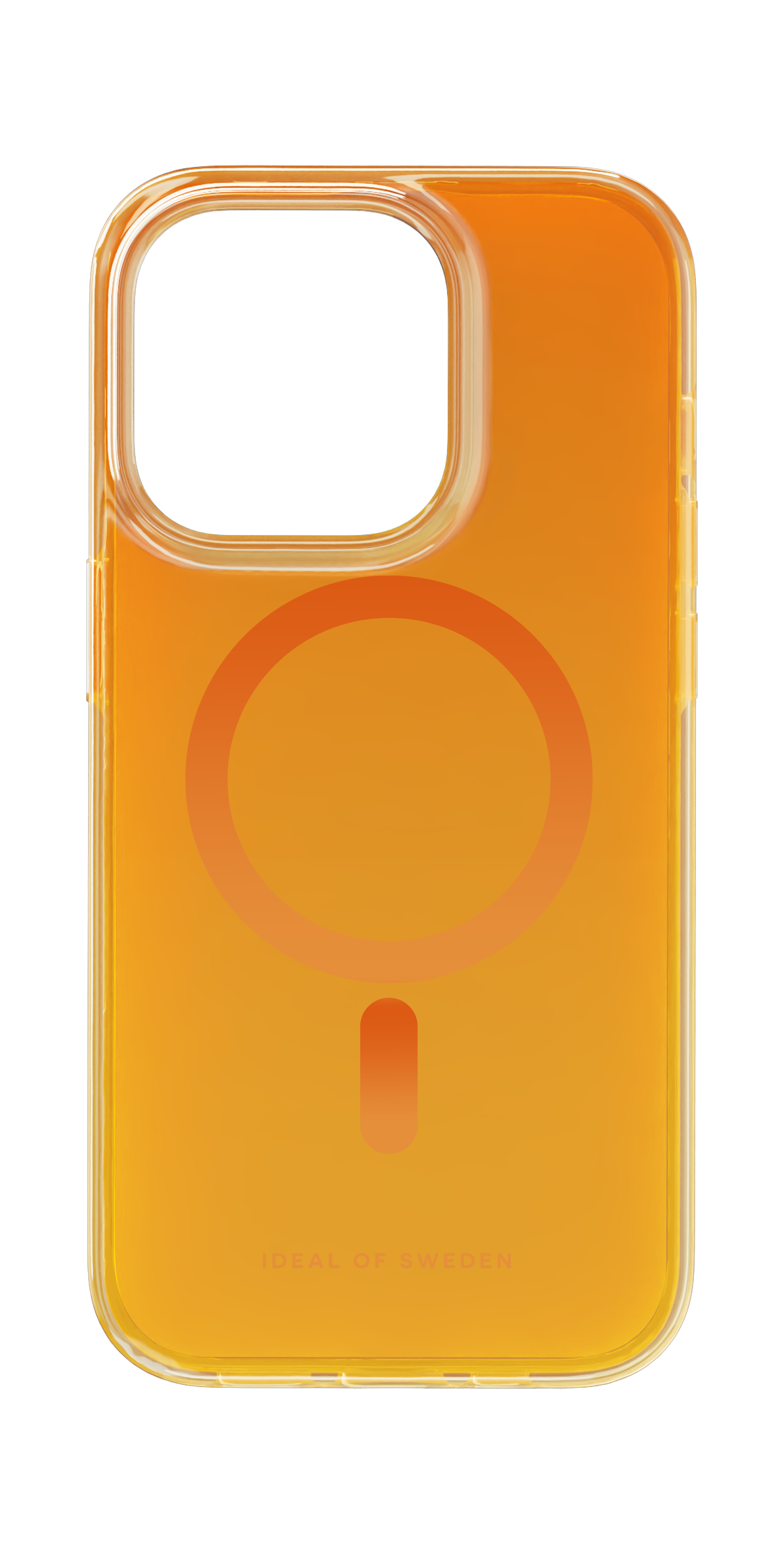 iDeal of Sweden Clear Case MagSafe iPhone 14 Pro Orange Spritz