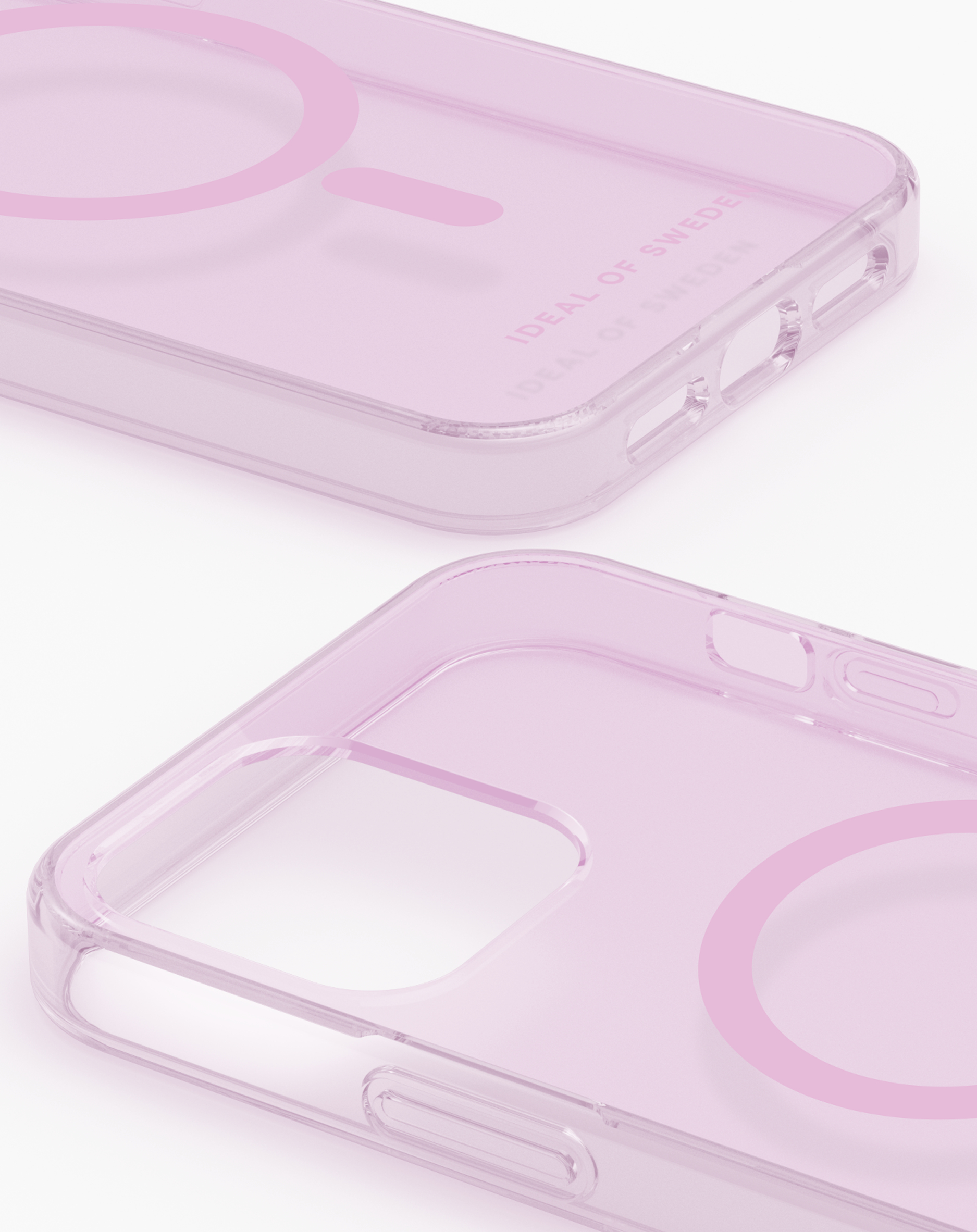 iDeal of Sweden Clear Case MagSafe iPhone 12 / 12 Pro Light Pink – image 2