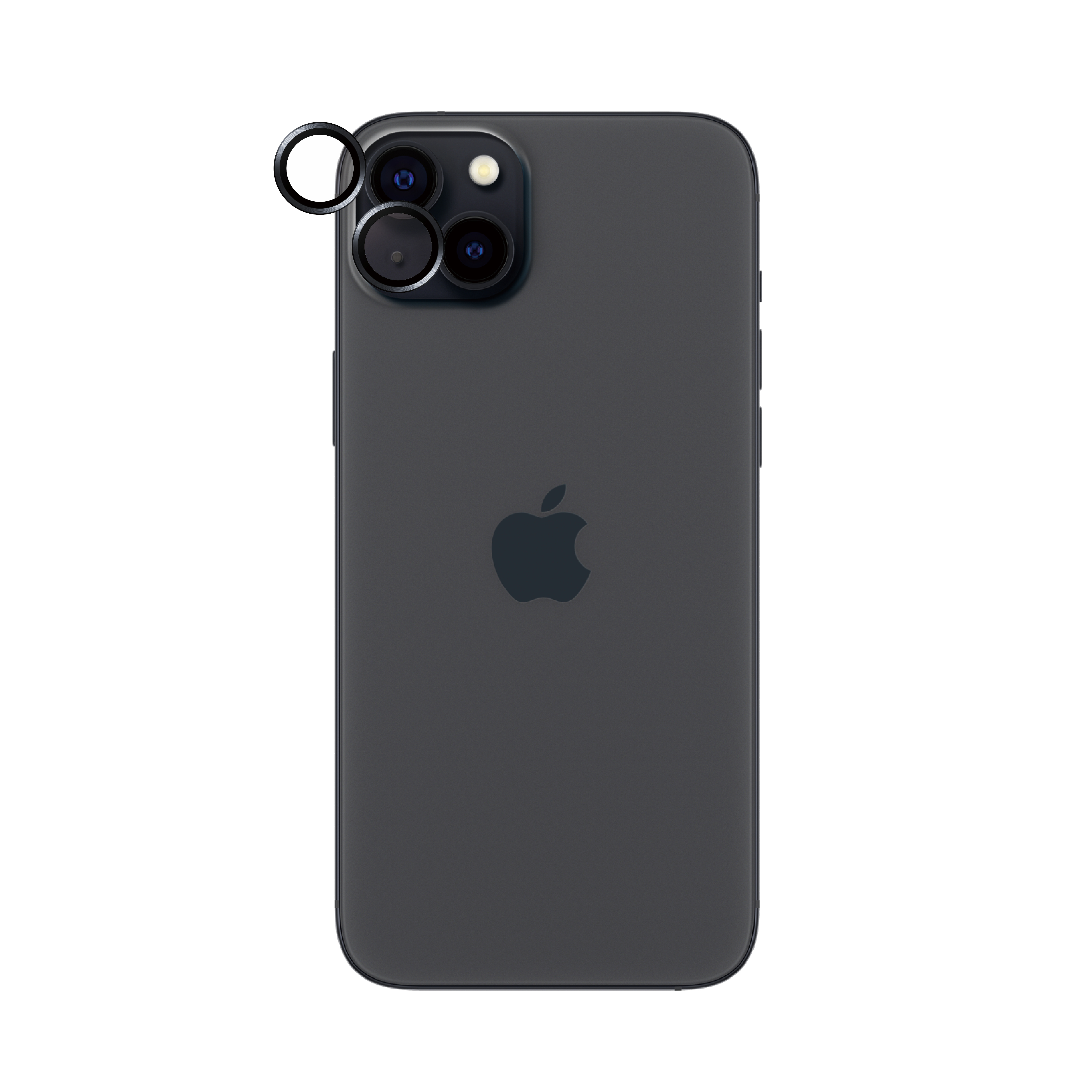 PanzerGlass ® Hoops® Metal Camera Lens Protector Black iPhone 15 | 15 Plus Clear screen protector Apple 1 pc(s)