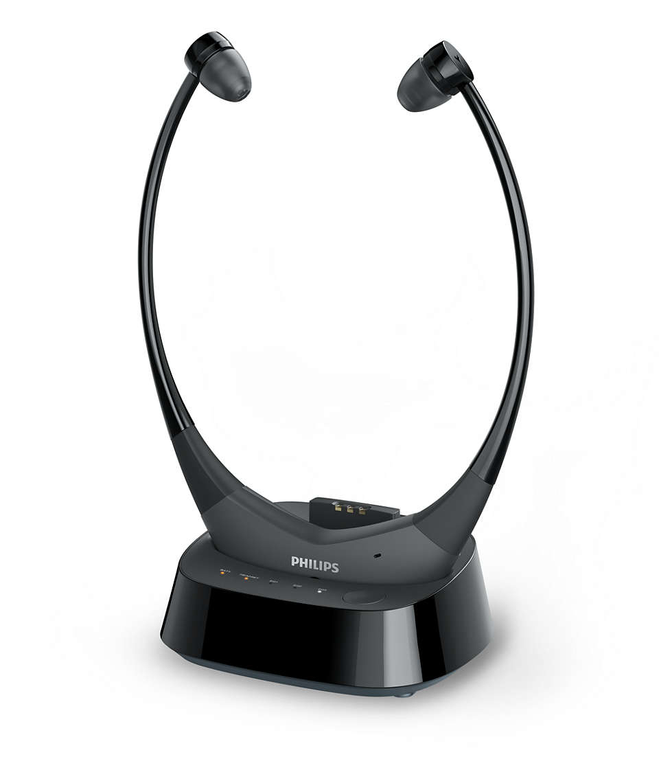 Philips TAE8005BK/00 headphones/headset Wired & Wireless In-ear, Under-chin TV Black – image 2
