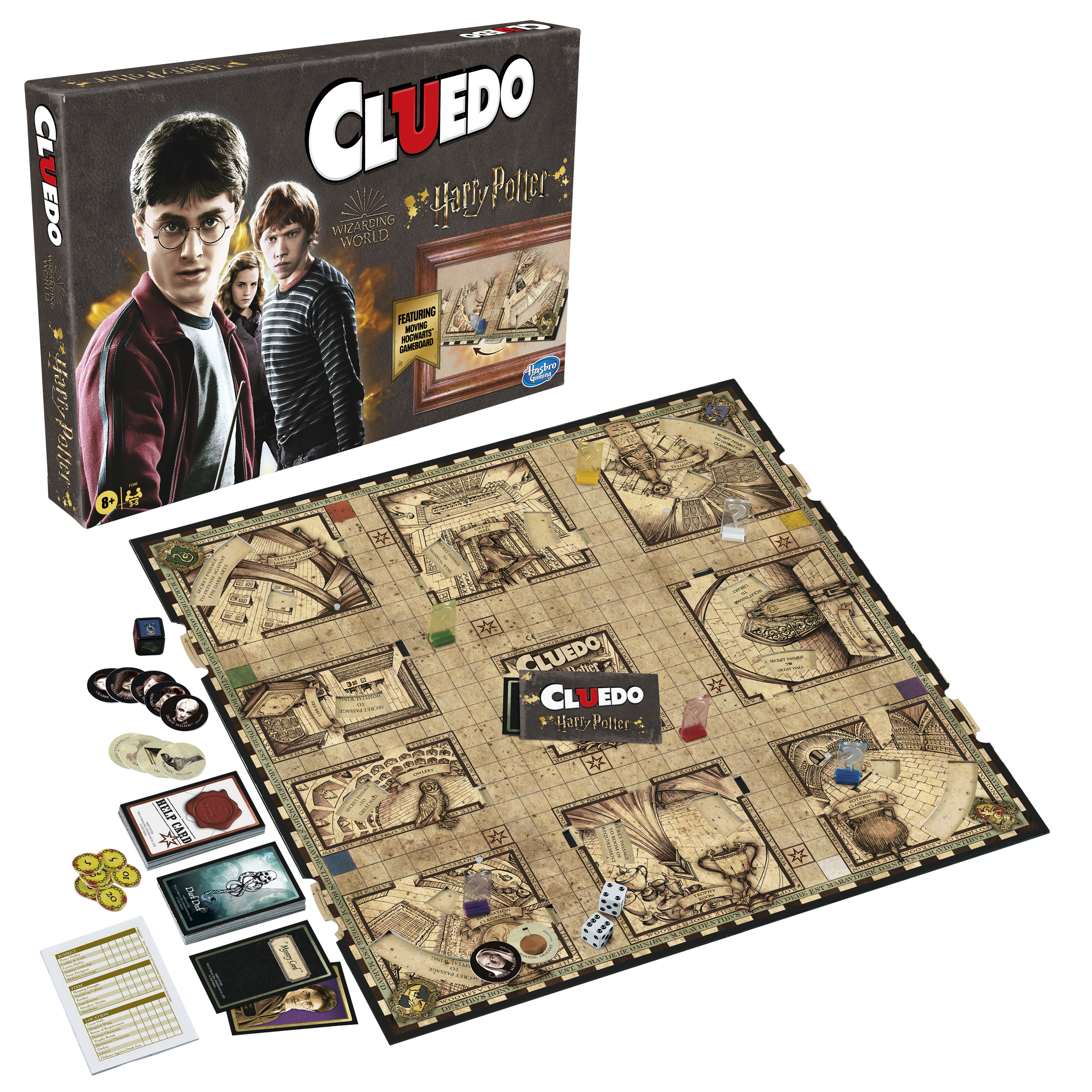 Hasbro Gaming Cluedo Harry Potter Gioco da tavolo Pensiero laterale