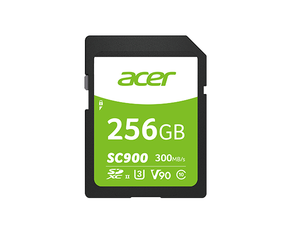 Memoria SDXC Acer SC900 - 256GB - UHS-II - V90 - BL.9BWWA.312