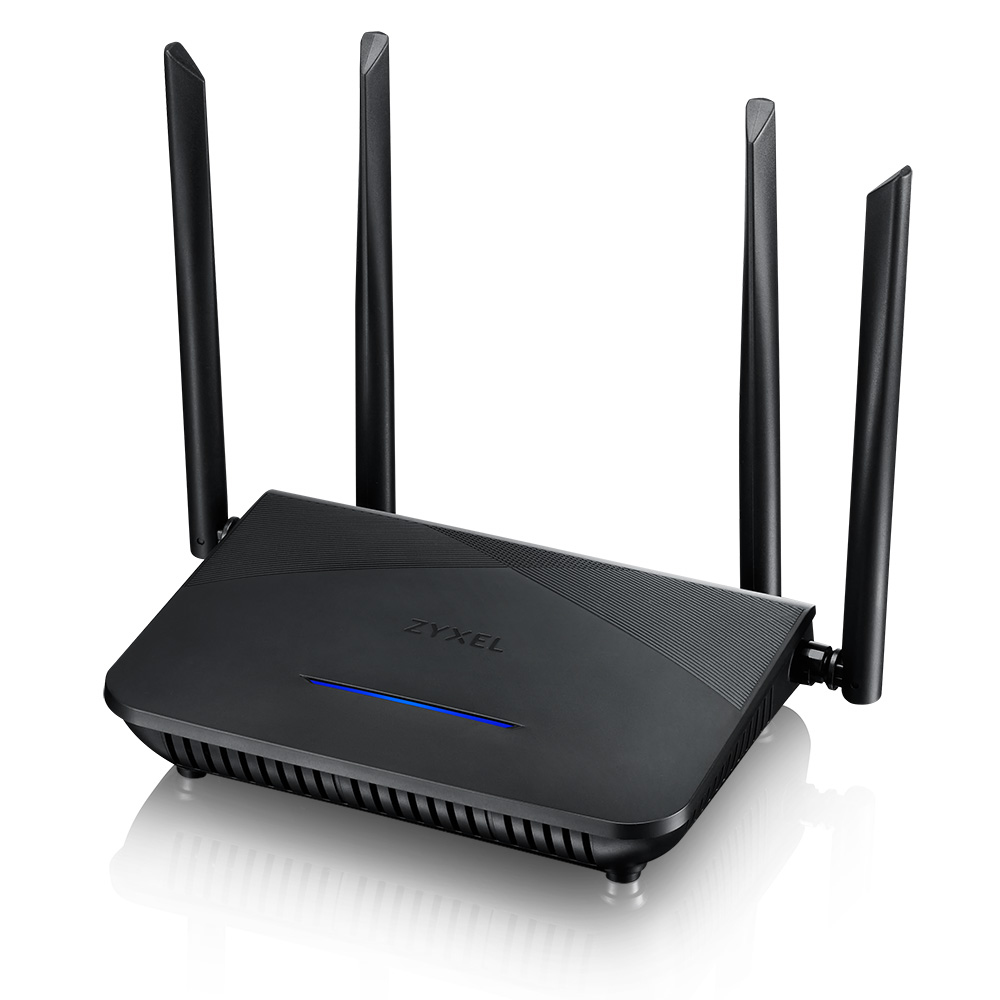 Zyxel NBG7510 trådlös router Gigabit Ethernet Dual-band (2,4 GHz / 5 GHz) 5G Svart