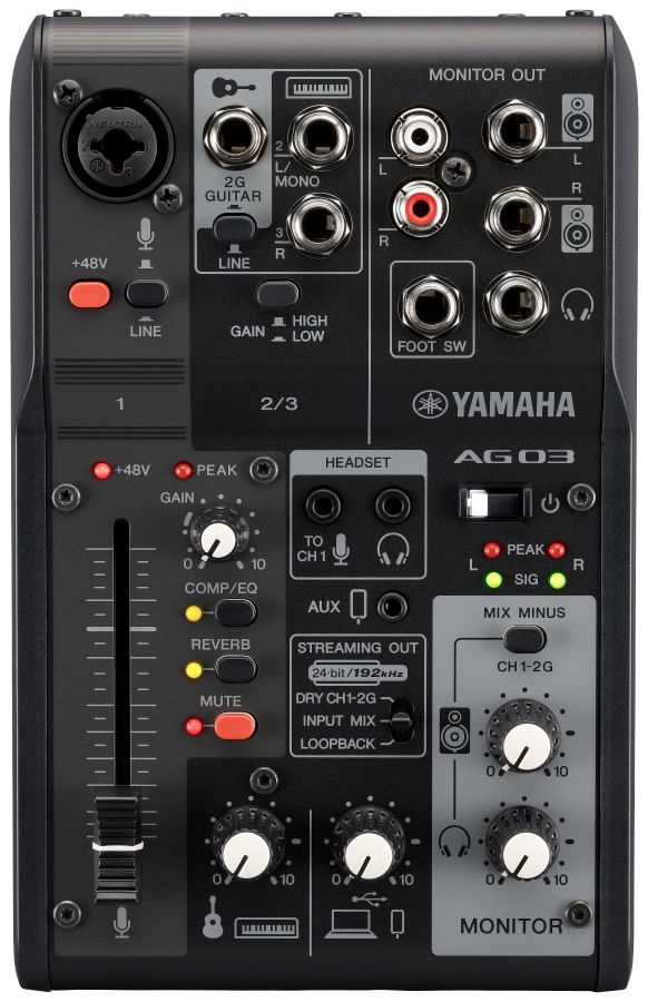 Yamaha AG03MK2 3 Kanäle Weiß