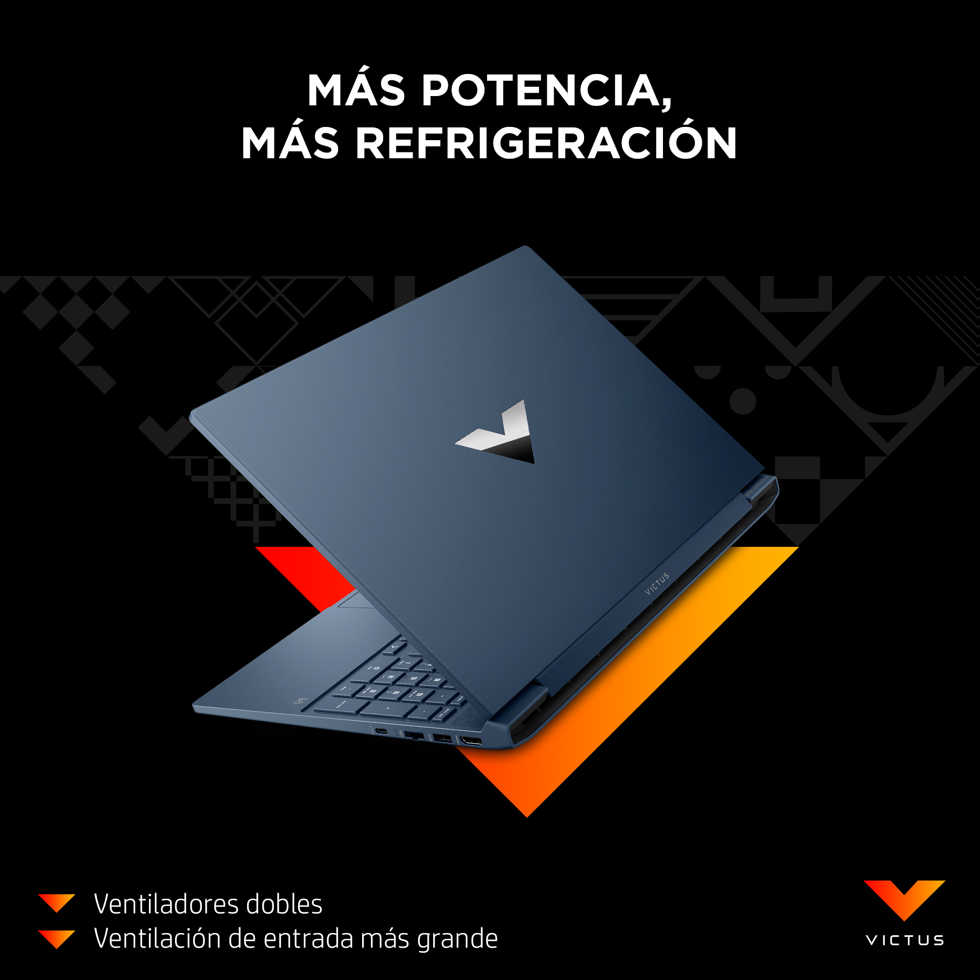 HP - Portátil Gaming HP VICTUS 15-fa0056ns, i7, 16GB, 512GB SSD, Nvidia GeForce RTX 3050 4GB, 15,6', Sin SO. - imagen 12