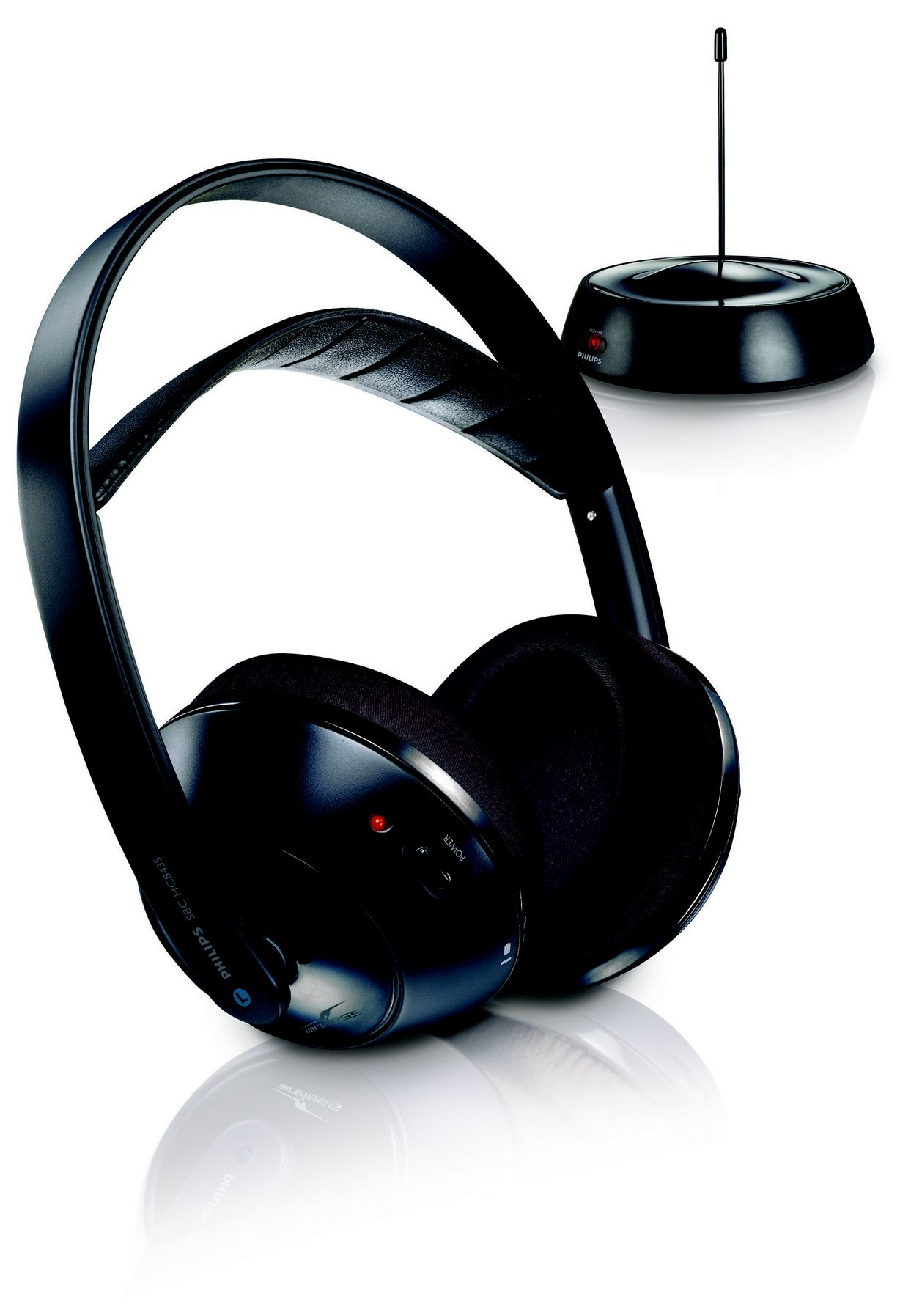 Philips SBCHC8430/00 headphones/headset Wireless Head-band Music Black