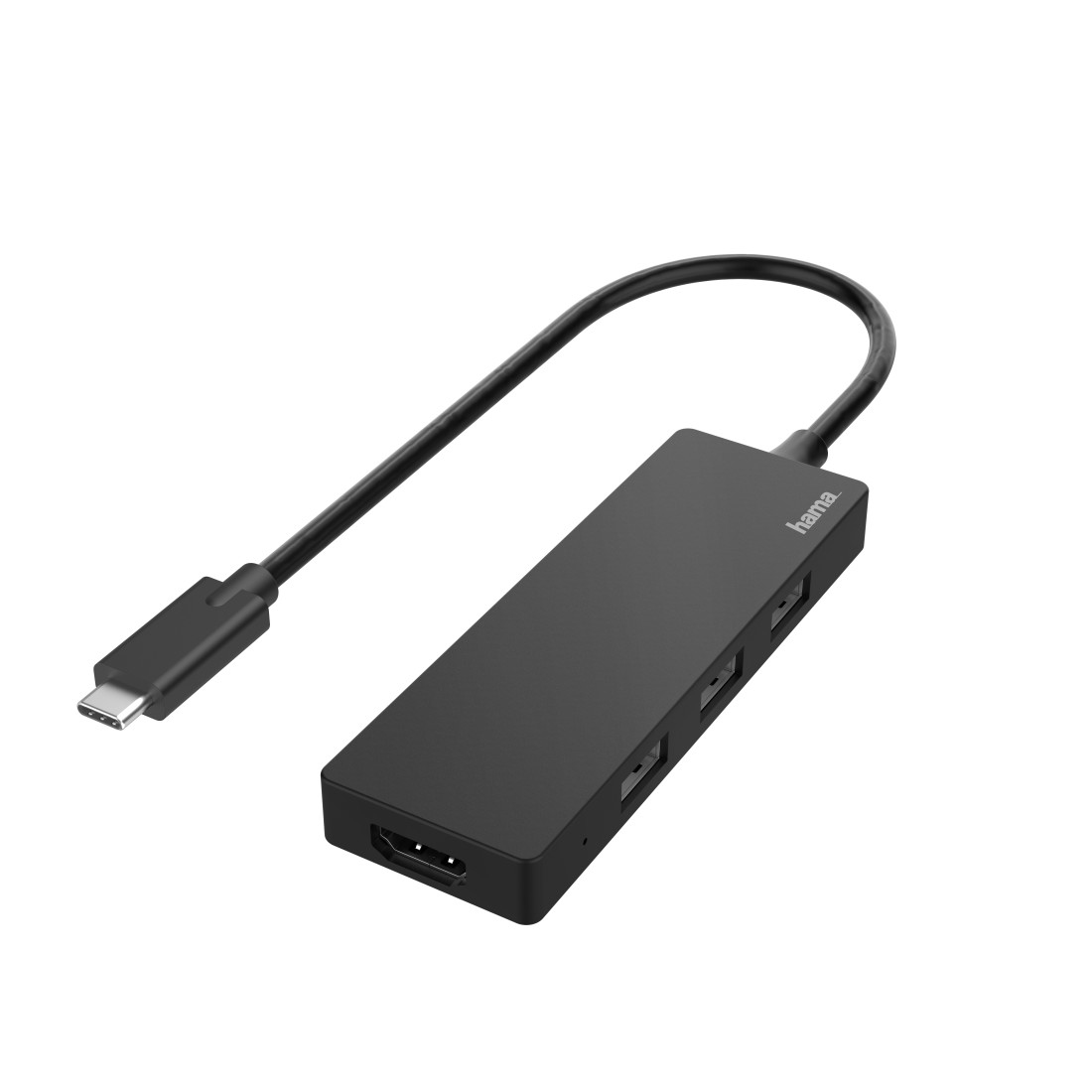 Hama 00200113 laptop dock/port replicator USB 3.2 Gen 1 (3.1 Gen 1) Type-C Black