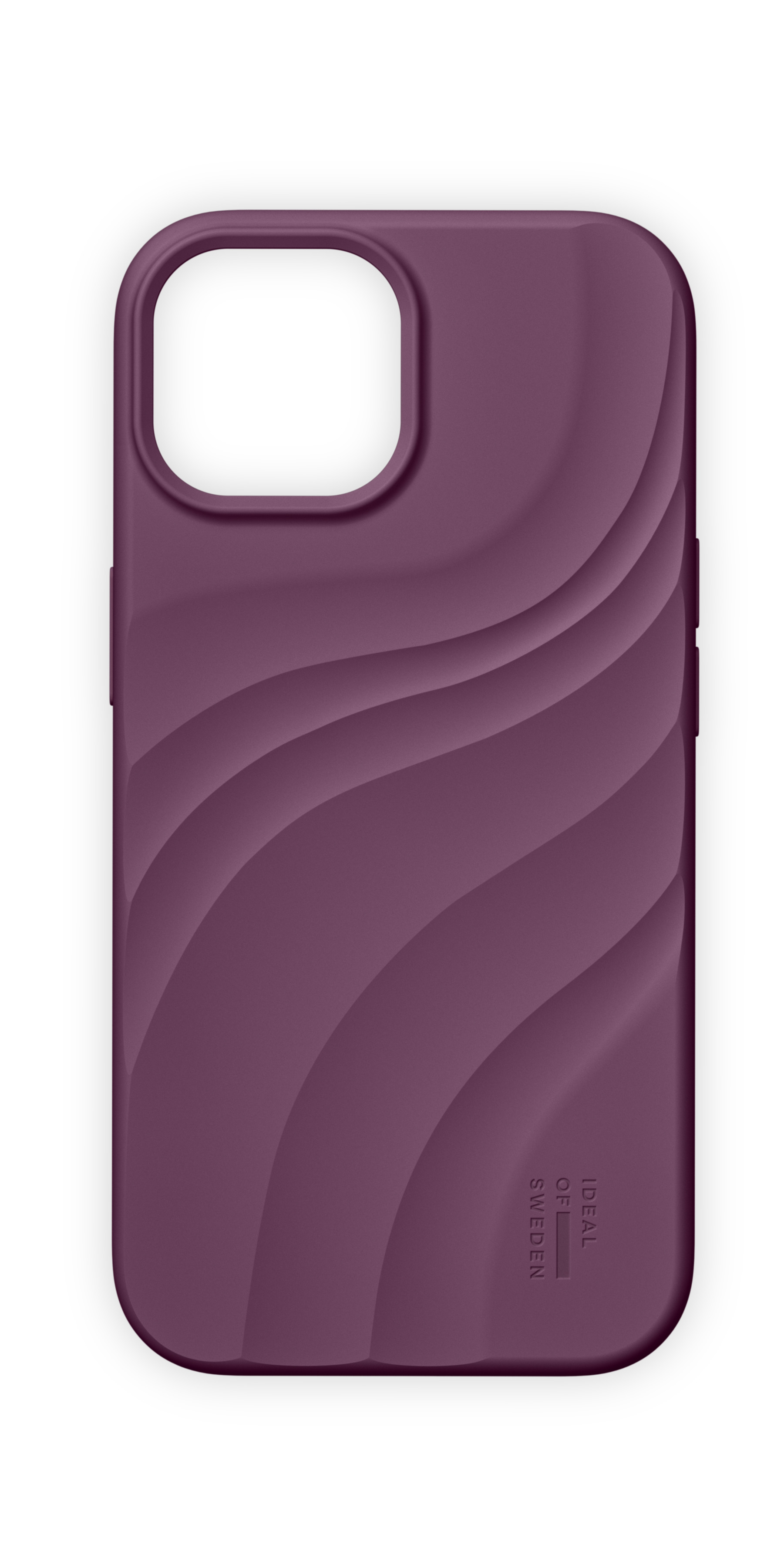iDeal of Sweden Soft Swirl Silicone Case MagSafe iPhone 13 / 14 / 15 / 16e / 17e Velvet Plum – image 1