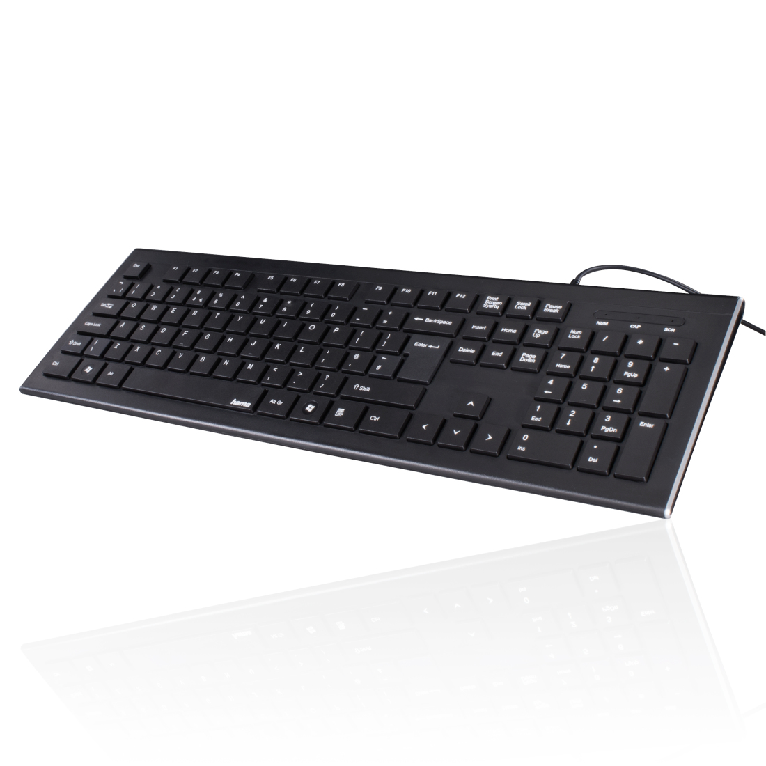 Hama 73134958 keyboard Mouse included Universal USB UK English Black – image 9
