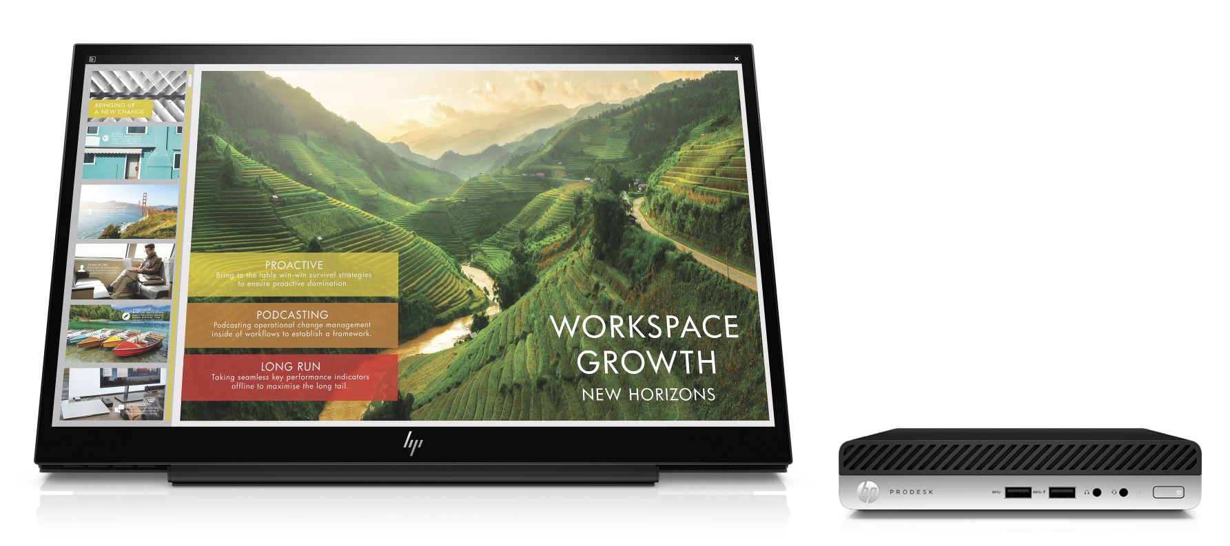 HP 400 G4 + EliteDisplay S14 – image 1