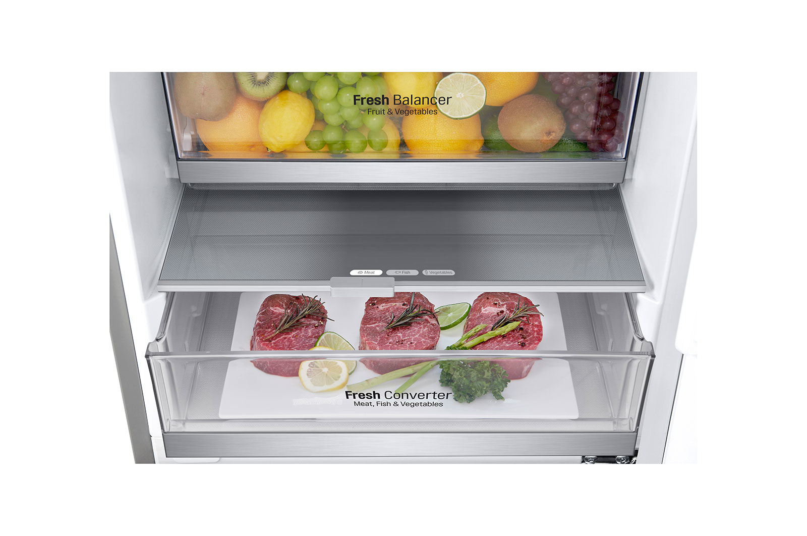 LG GBB72MBUBN fridge-freezer Freestanding – image 4