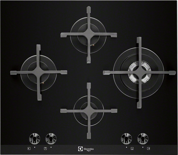 Electrolux PVN645UOV hob Black Built-in Gas 4 zone(s)