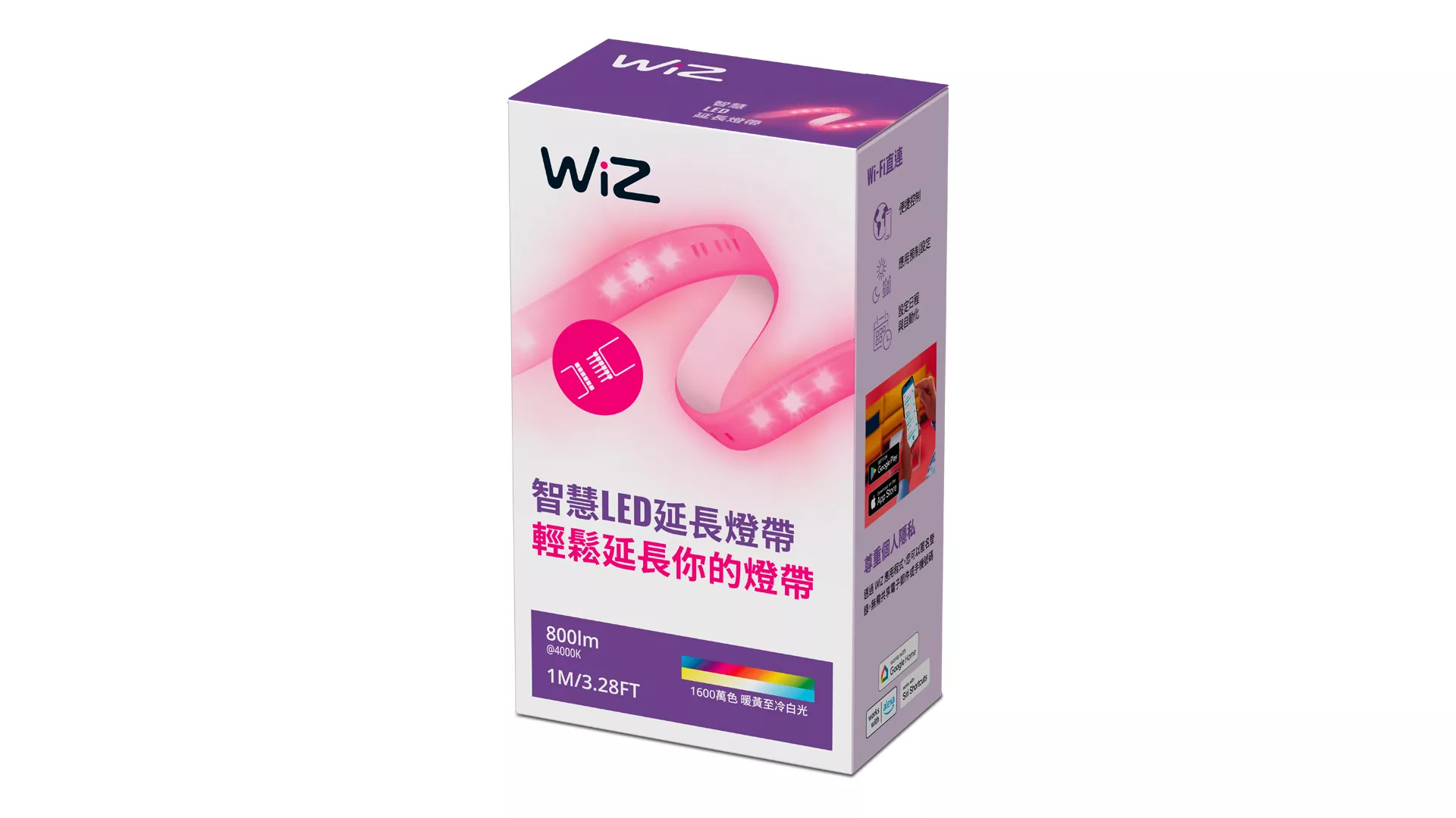 WiZ 8719514553668 smart lighting Smart strip light Wi-Fi/Bluetooth – image 2