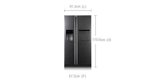 Samsung RSH1ZTMH side-by-side refrigerator – image 4
