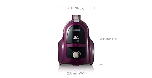 Samsung SC4530 1.3 L Cylinder vacuum 1600 W Bagless – image 4