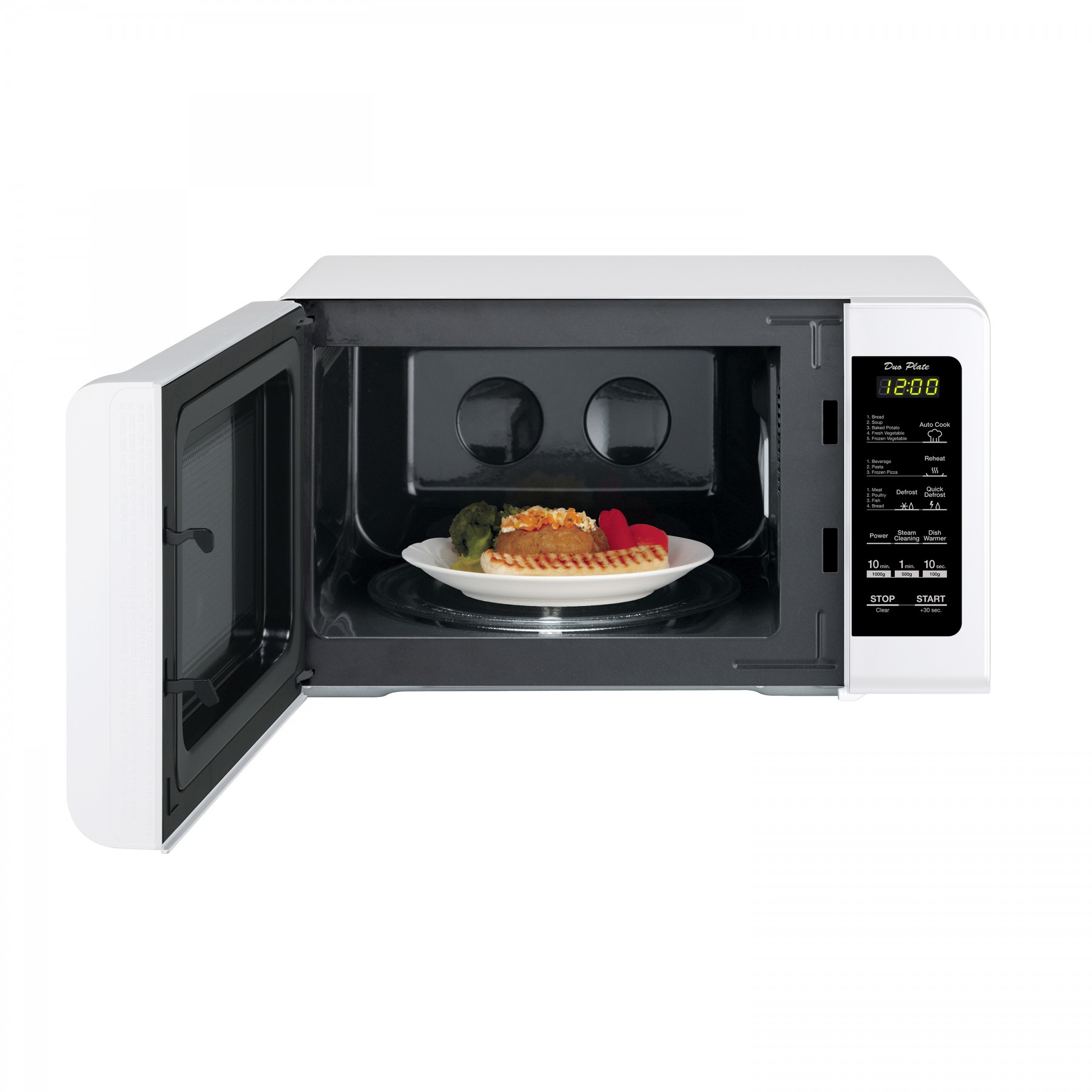 Daewoo KOR-6S2DBW microwave Black, White Solo microwave Countertop – image 4