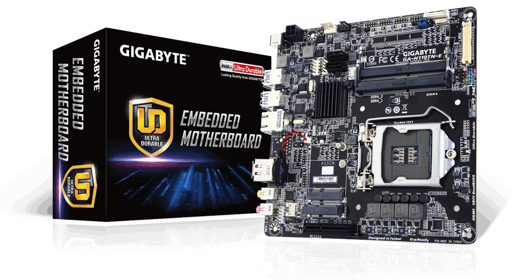 GIGABYTE GA-H110TN-E motherboard Intel® H110 LGA 1151 (Socket H4) mini ITX