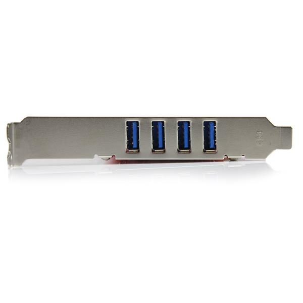 StarTech.com 4 Port PCI SuperSpeed USB 3.0 Adapter Card with SATA / SP4 Power – image 3