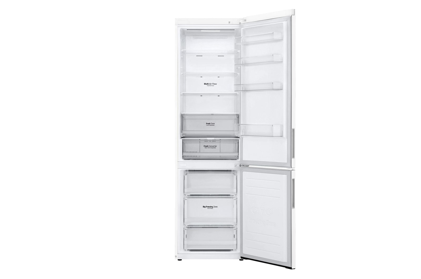 LG GBP62SWXCC1 fridge-freezer Freestanding – image 3
