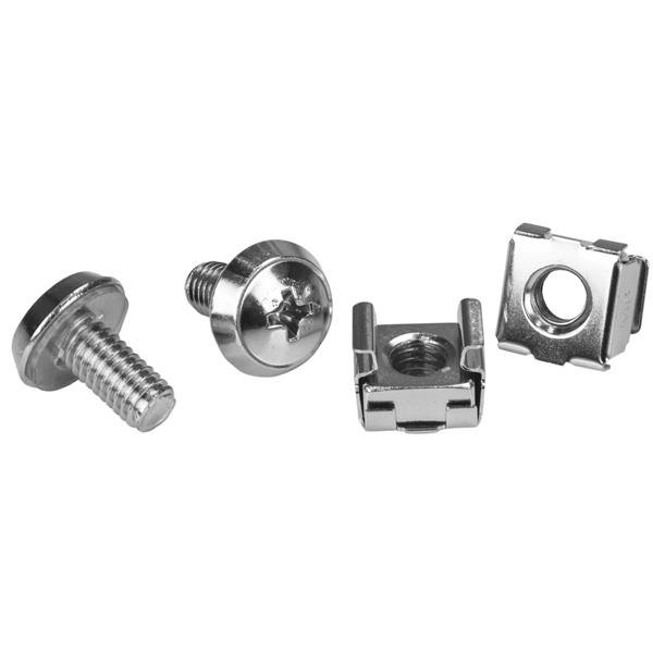 StarTech.com Vis M6 et écrous cages M6 pour rack serveur