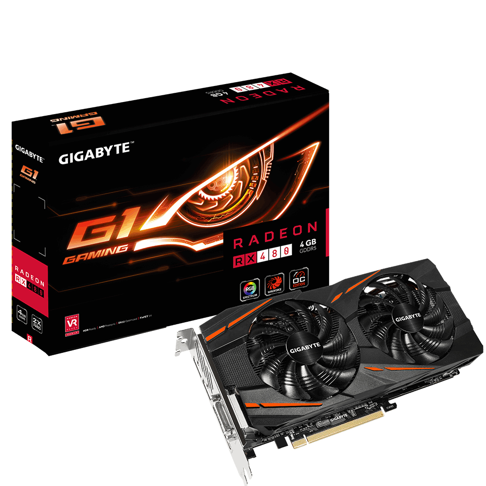 GIGABYTE Radeon RX 480 G1 Gaming 4G