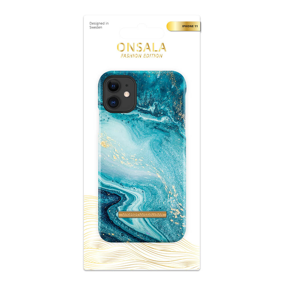Onsala Mobile Cover Soft Blue Sea Marble iPhone 11 – image 2