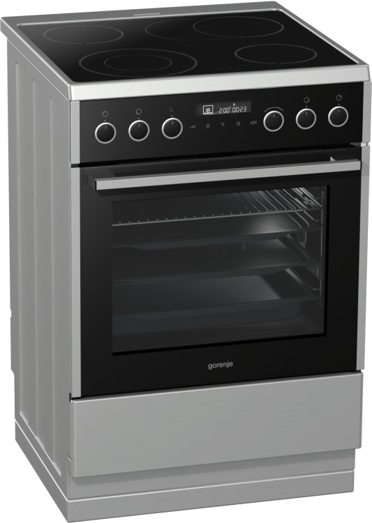 Gorenje EC647A21XV Freestanding cooker Electric Ceramic hob Stainless steel