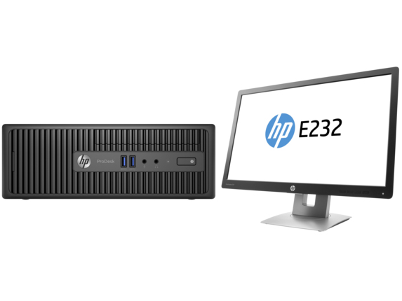 HP 400 G3 SFF + EliteDisplay E232 – image 1