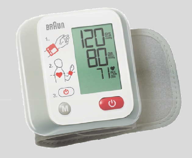 Braun VitalScan heart rate monitor Wrist White