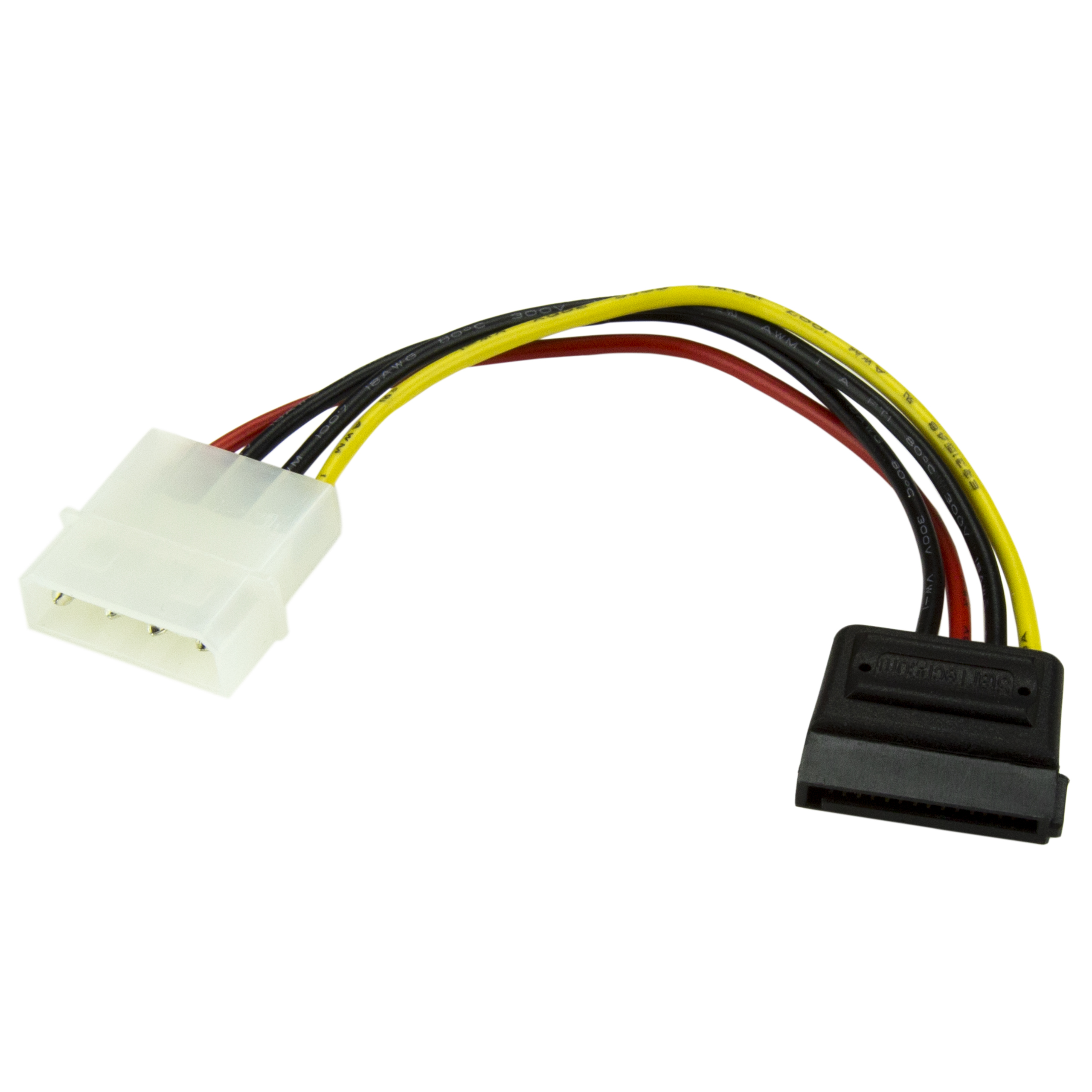 Cable de Alimentación StarTech.com SATAPOWADAP - Molex 4 Pines a SATA 15 Pines - 15cm - SATAPOWADAP Cable de Alimentación StarTech.com SATAPOWADAP - Molex 4 Pines a SATA 15 Pines - 15cm - SATAPOWADAP