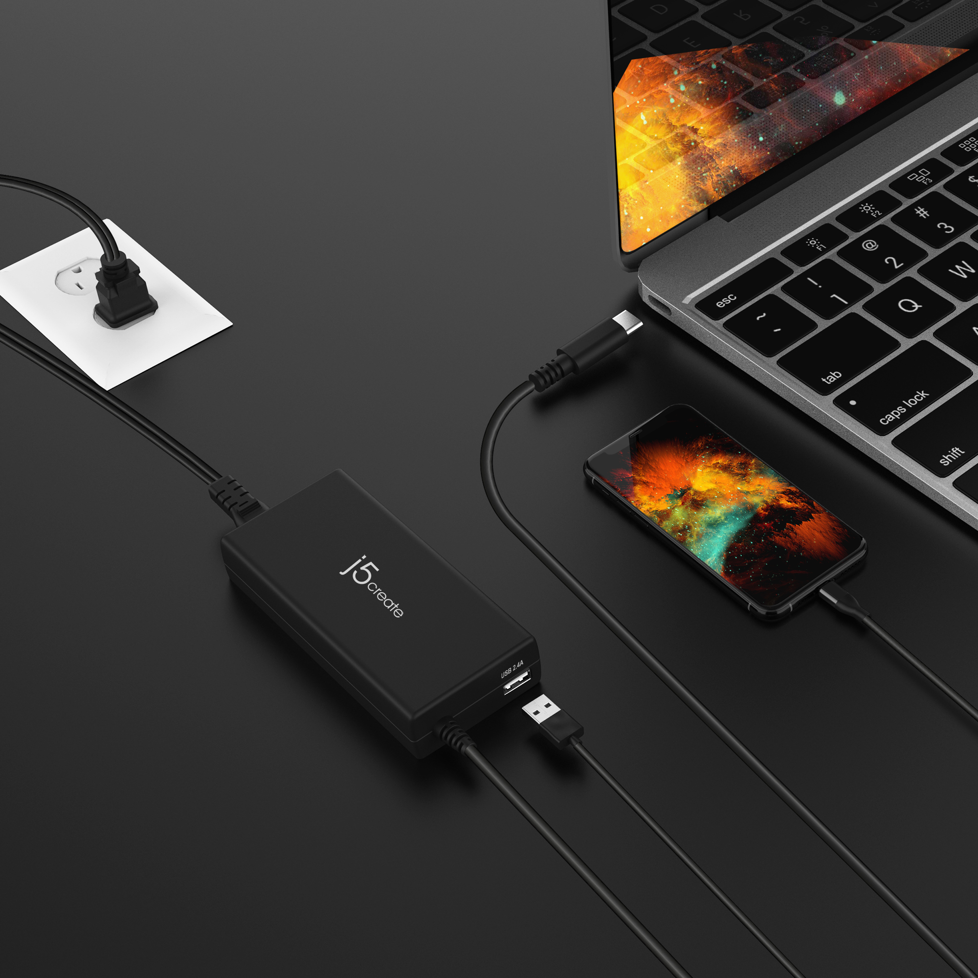 j5create JUP2290 mobile device charger Black – image 9