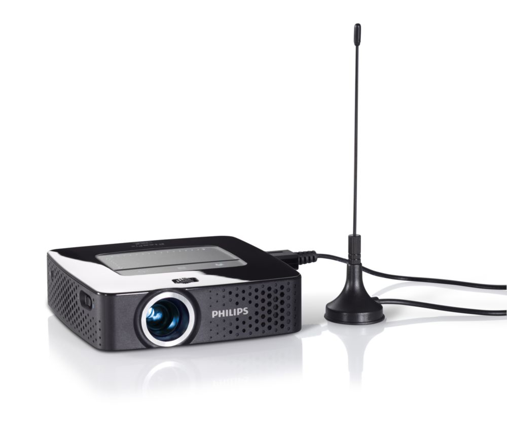 Philips PicoPix PPX3614TV/EU data projector Short throw projector 140 ANSI lumens DLP WVGA (854x480) Black