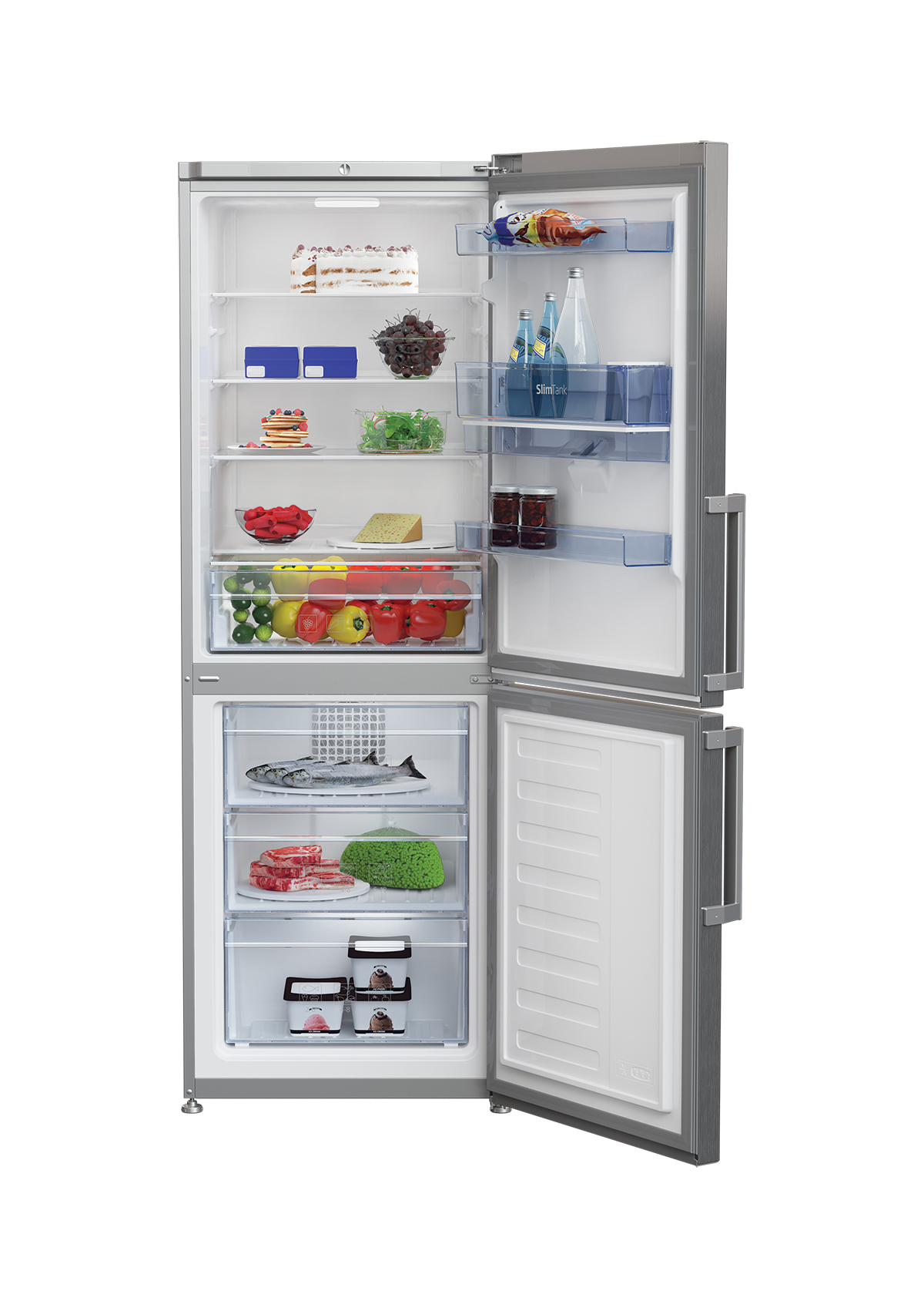 Beko CFP1675DX fridge-freezer Freestanding – image 2