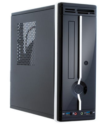 Chieftec FI-02BC-U3 computer case Low Profile (Slimline) Black