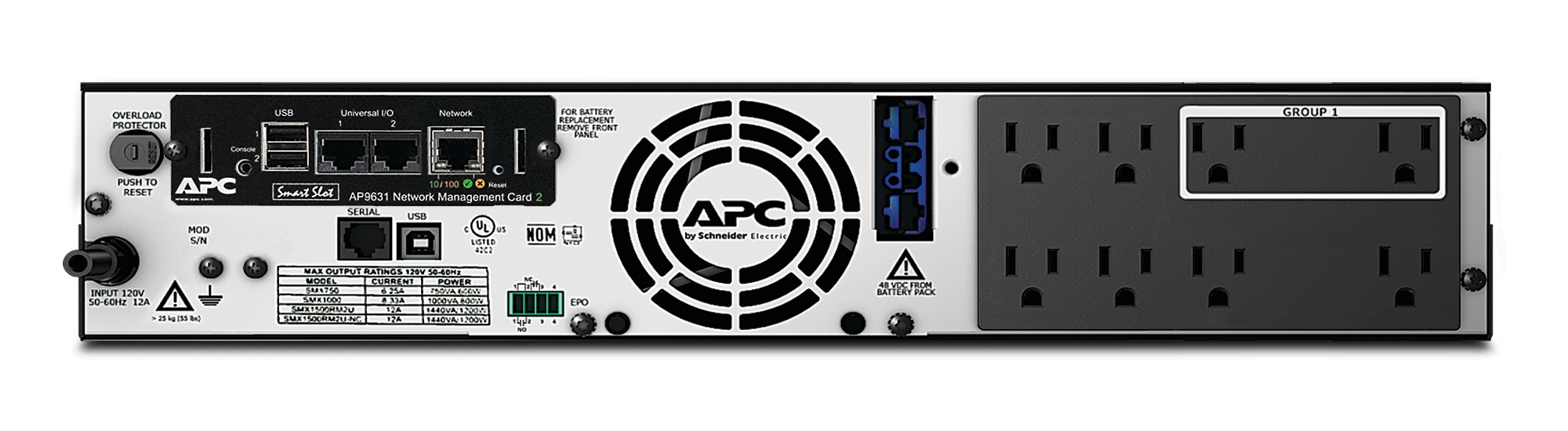APC SMX750NC uninterruptible power supply (UPS) Line-Interactive 0.75 kVA – image 2