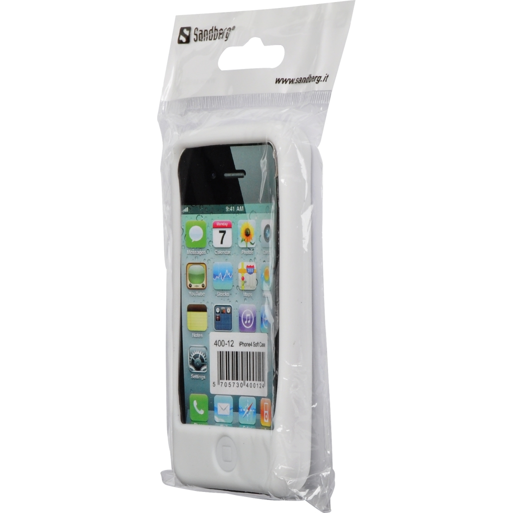 Sandberg Soft back case White iPhone 4 – image 2
