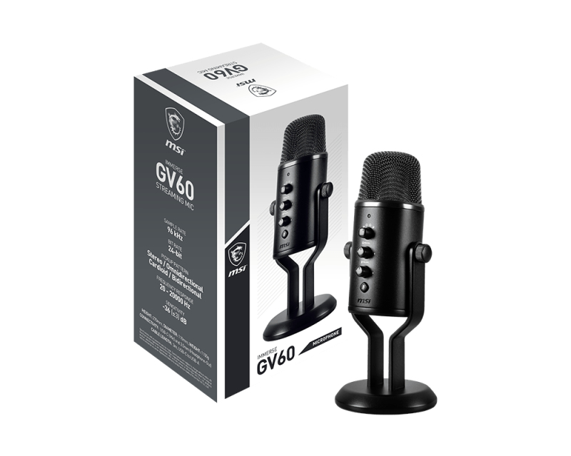 MSI GV60 Black PC microphone – image 5