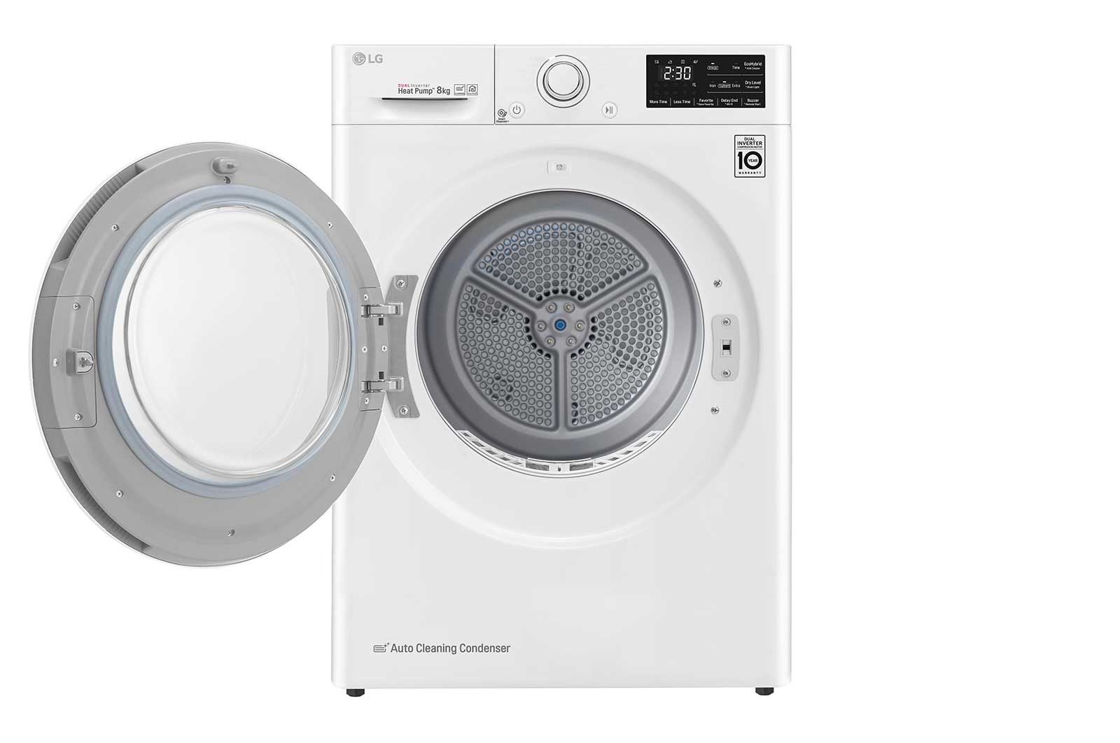 LG RT8DIH1Q tumble dryer Freestanding Front-load White – image 2