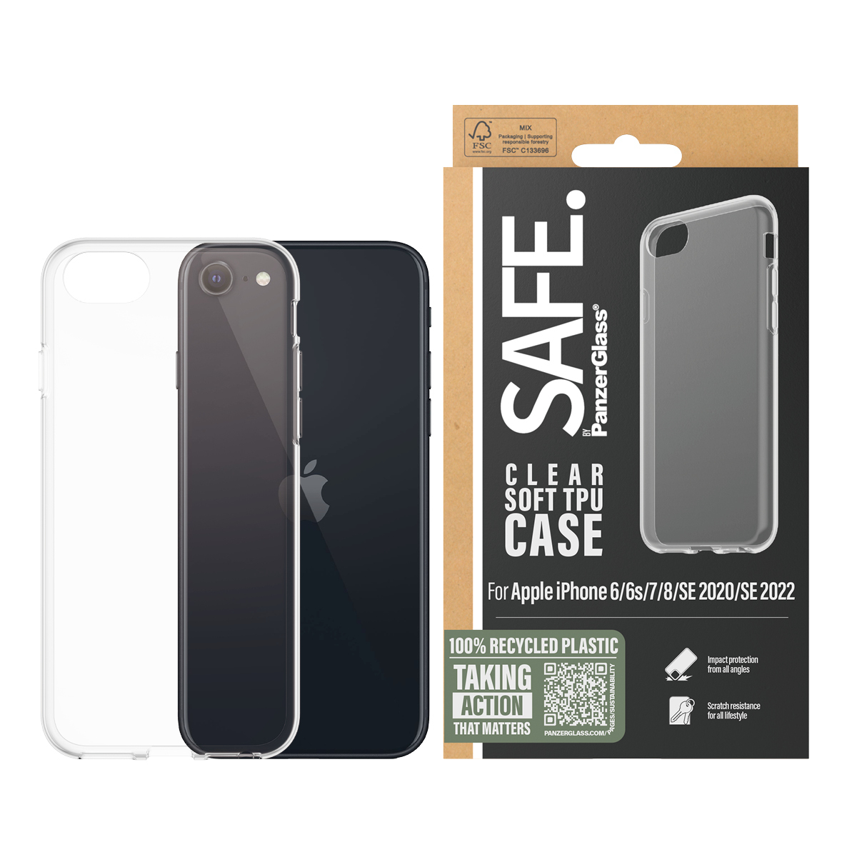 PanzerGlass SAFE. by PanzerGlass® ClearCase iPhone 6 | 6s | 7 | 8 | SE (2020, 2022) – image 2