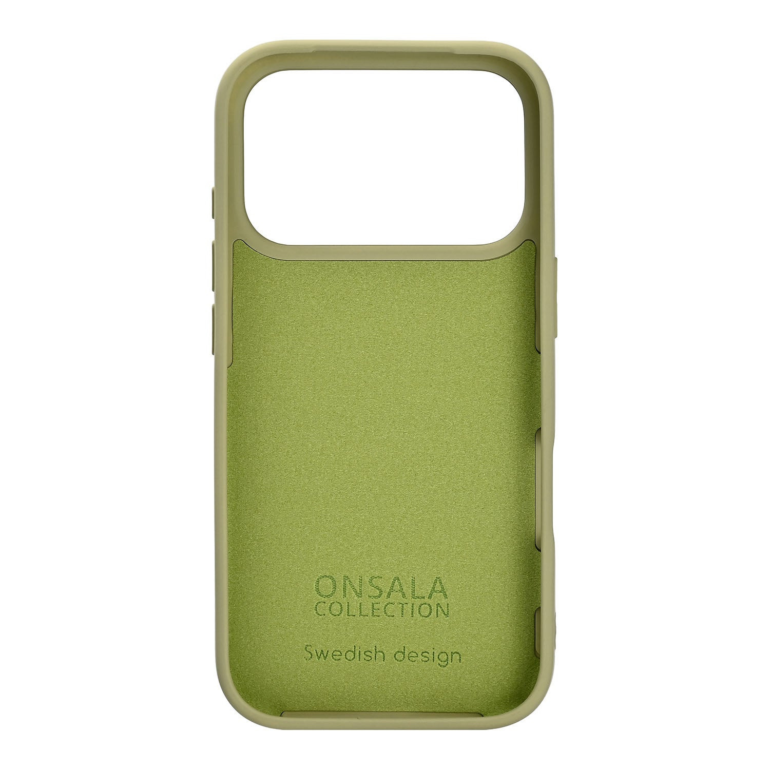 Onsala Phone Case with Silicone Feel Lime - iPhone 17 Pro/18 Pro – image 3