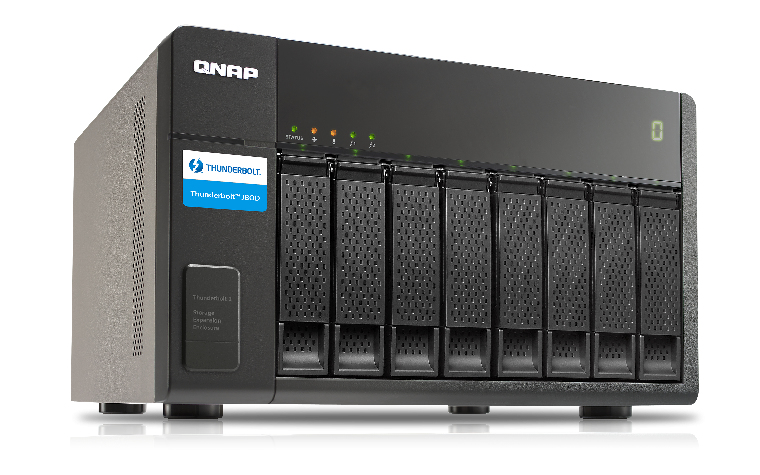 QNAP TX-800P disk array Black – image 6