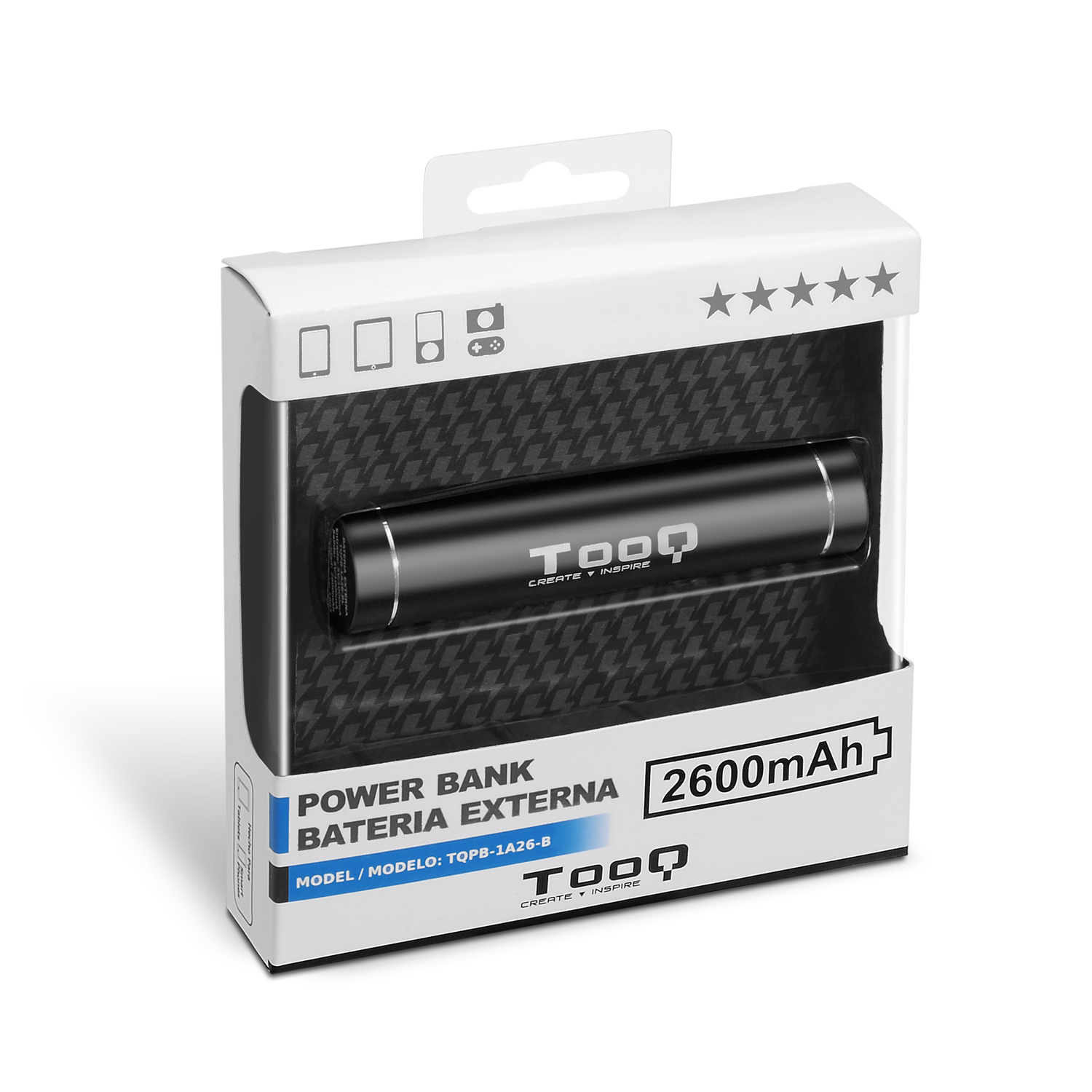 TooQ TQPB-1A26-B power bank Lithium – image 3