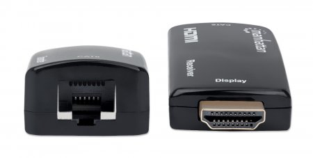 Manhattan 1080p@60Hz Compact HDMI over Ethernet Extender Kit, Extends Distances of Signal up to 60m with a Single Cat6 Ethernet Cable, Transmitter and Receiver – image 4