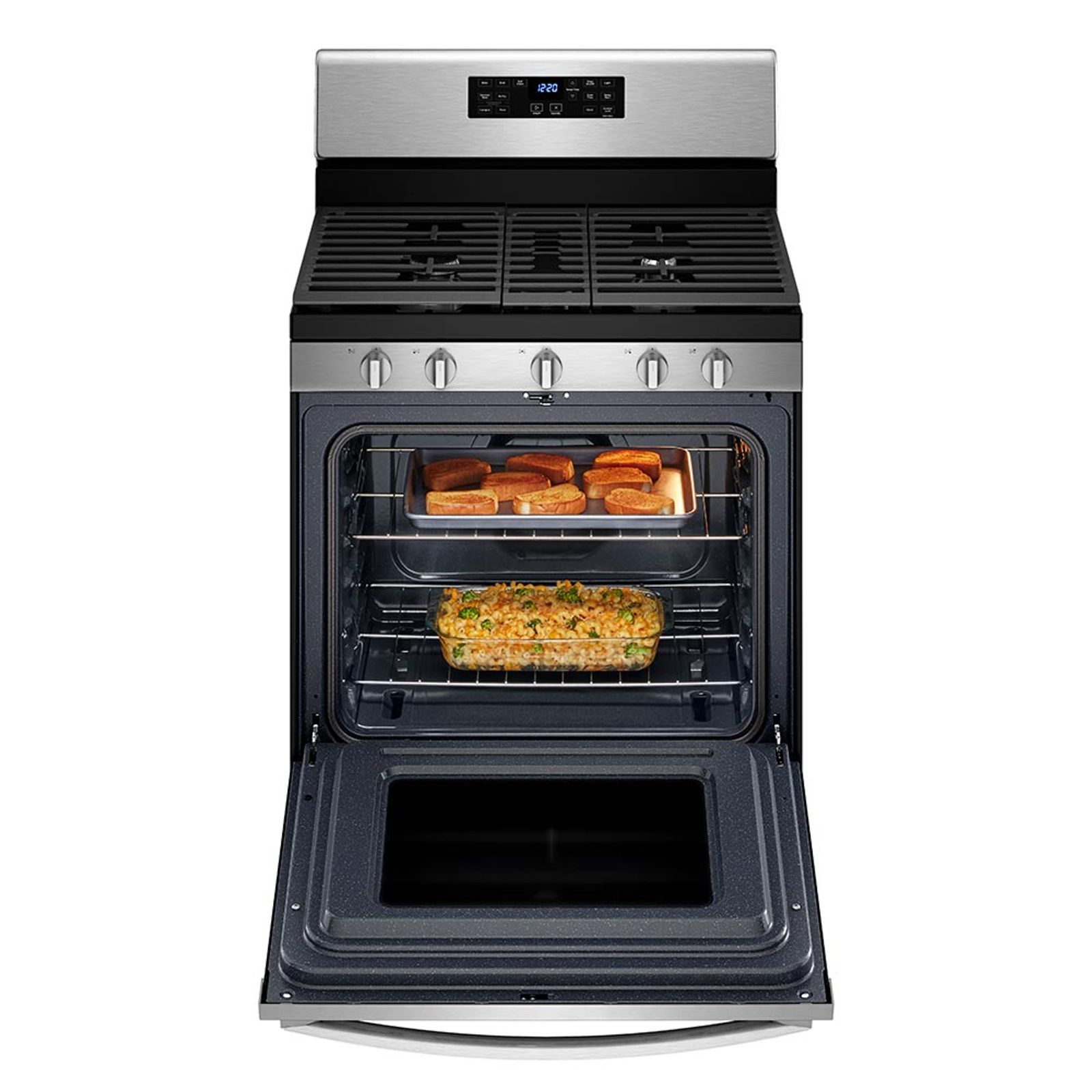 Whirlpool WFG535S0LZ cooker Freestanding cooker Electric Gas Stainless steel – image 4