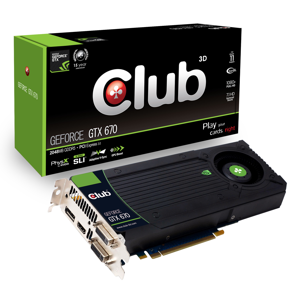 CLUB3D GeForce GTX 670