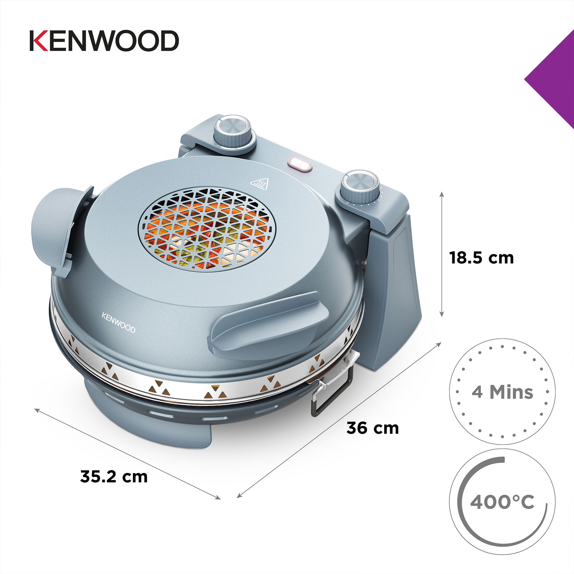 Kenwood KPO10.000GY pizza maker/oven – image 5